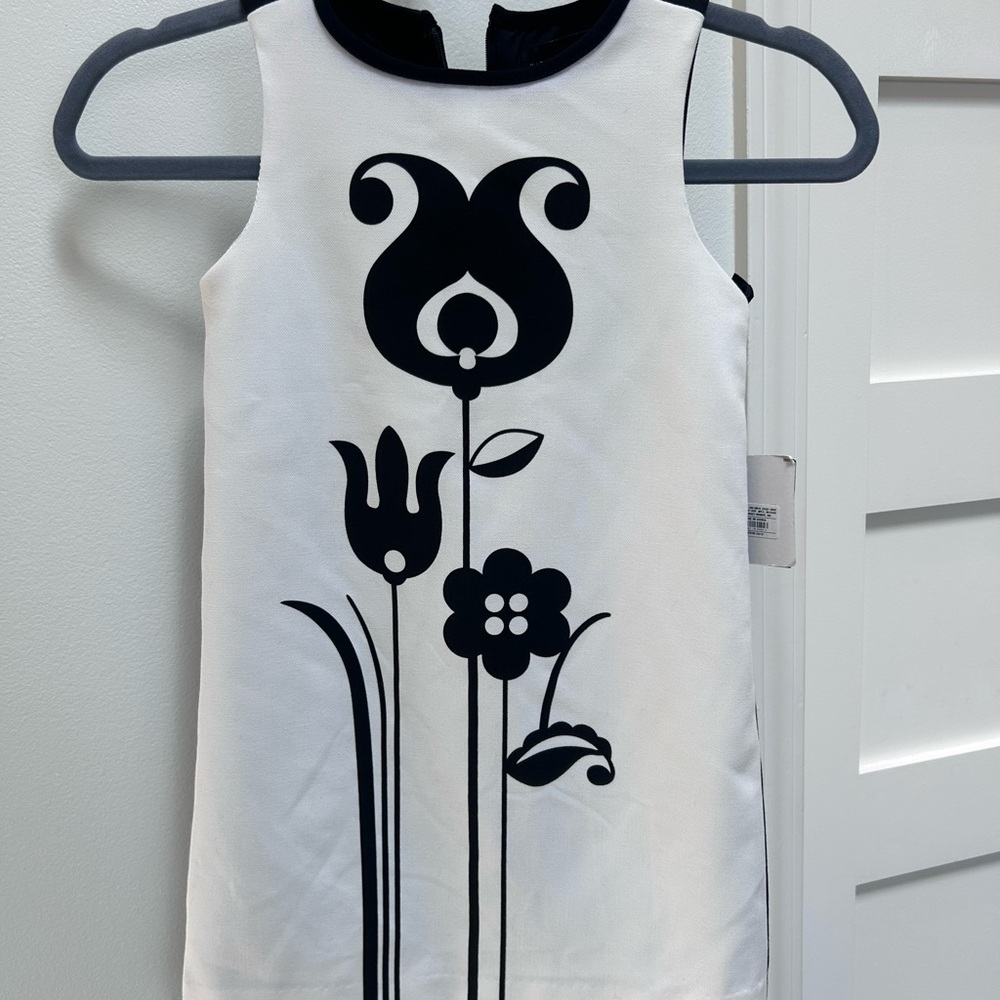 Victoria Beckham Black and White Formal Dress